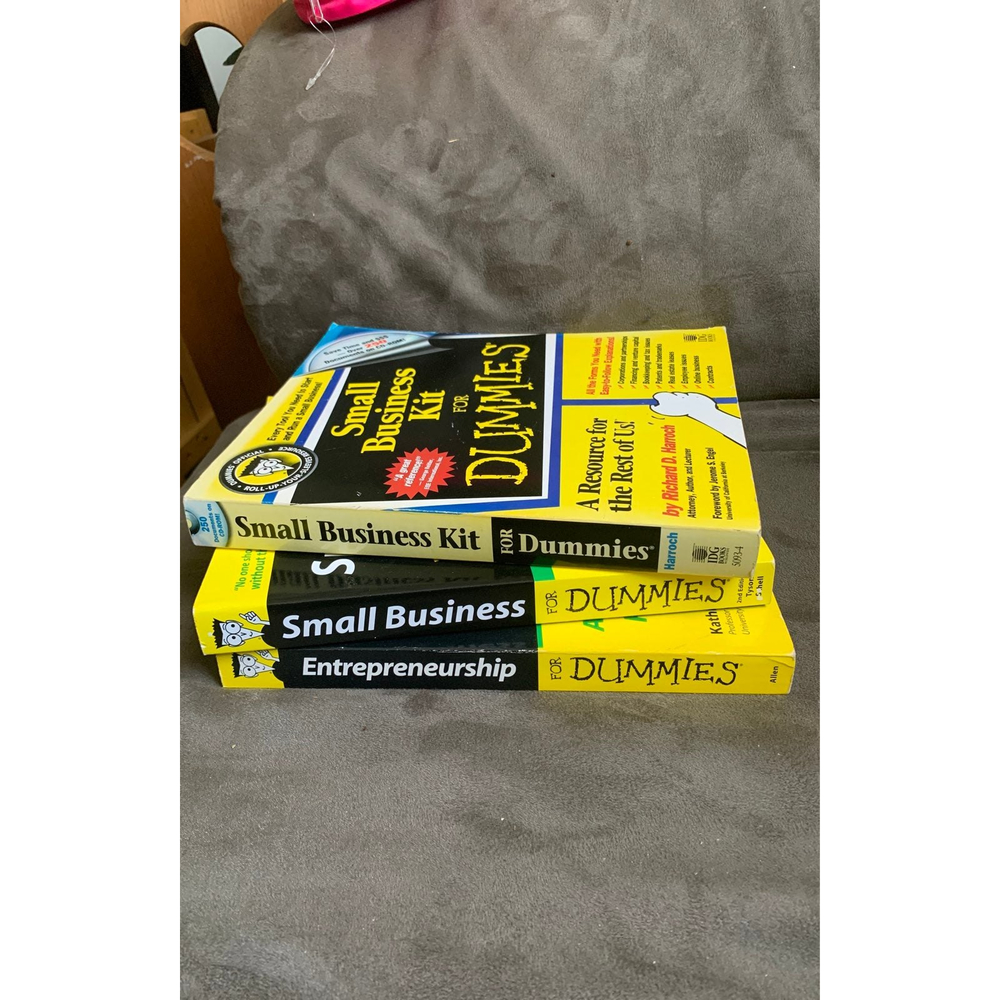 Lot of 3 Small Business / Entrepreneurship For Dummies Books